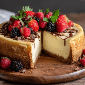 Read more about the article The Best Easy Cheesecake Recipe You’ll Ever Make (No Water Bath!)