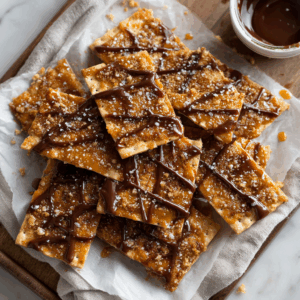 Read more about the article Unlock a Culinary Masterpiece: The Irresistible Magic of Churro Saltine Toffee