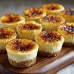 Mini Crème Brûlée Cheesecakes – The Ultimate Decadent Dessert Fusion