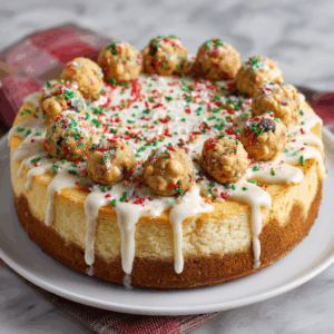 Read more about the article The Ultimate Sugar Cookie Cheesecake: A Magical Christmas Dessert Mashup