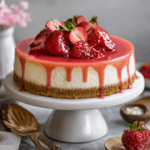 Read more about the article The Definitive Velvet Strawberry Cheesecake Recipe