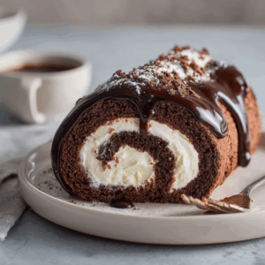 Read more about the article The Ultimate Chocolate Cake Roll: A Deceptively Elegant Dessert Masterpiece
