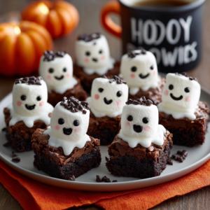 Read more about the article Marshmallow Brownie Ghosts