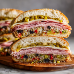 Classic Italian Muffuletta Sandwich