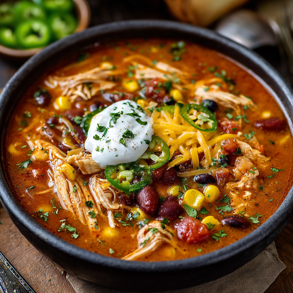You are currently viewing Chicken Enchilada Soup (Creamy, One-Pot, Weeknight-Friendly)