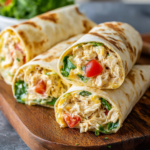 Cheesy Garlic Chicken Wraps Recipe That Everyone Loves