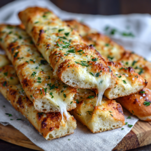 Read more about the article Cheesy Garlic Breadsticks: Crisp, Buttery, and Irresistibly Delicious