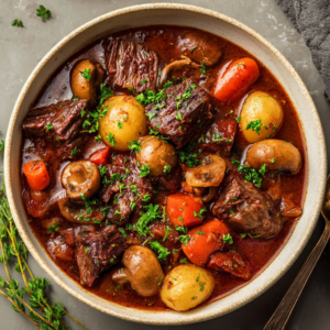 Read more about the article Slow Cooker Beef Bourguignon