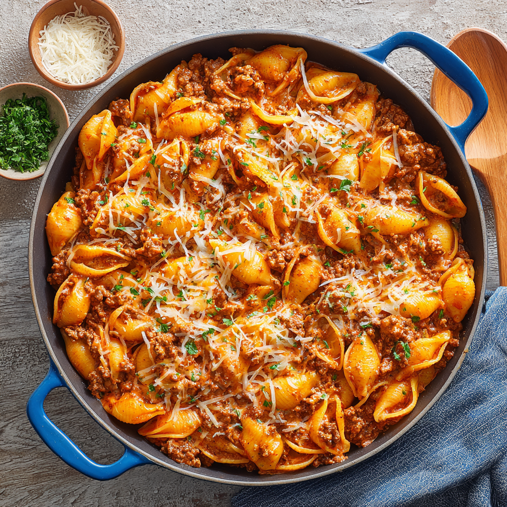 You are currently viewing Creamy Beef and Shells (The Ultimate Comfort-Food Dinner)