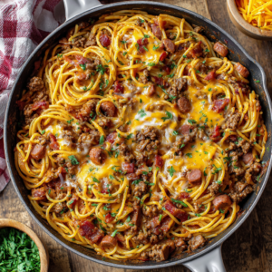 Read more about the article One Pot Cowboy Spaghetti – A Bold & Hearty One-Pan Dinner