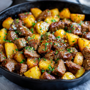 Read more about the article Garlic Butter Steak Bites and Potatoes (Easy 30-Minute Skillet Dinner)
