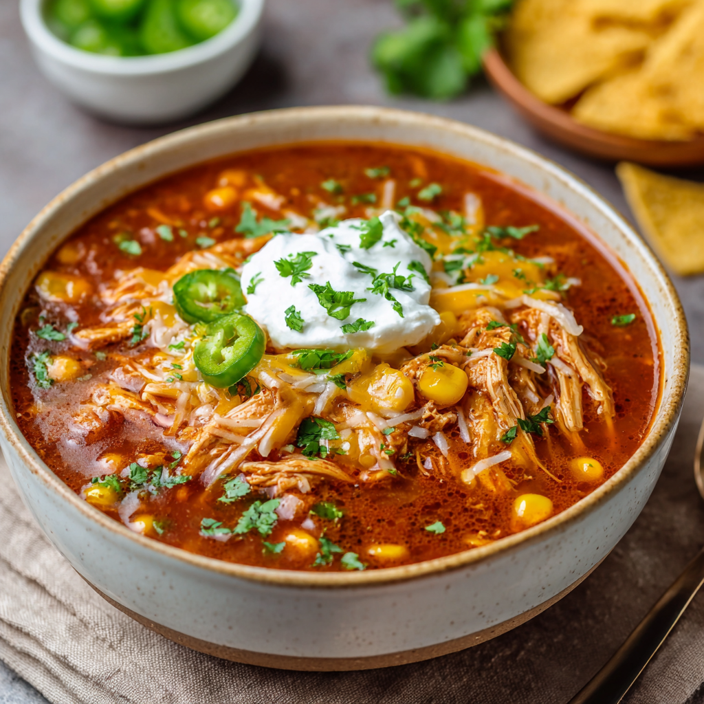 You are currently viewing Chicken Enchilada Soup (Easy, Creamy, & Packed with Bold Flavor)