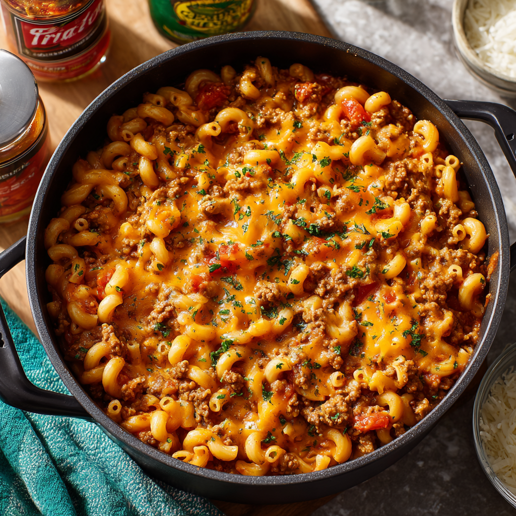 You are currently viewing One-Pot Cheeseburger Macaroni (The Ultimate Comfort Food Dinner)