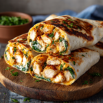 Cheesy Chicken Garlic Wraps (Crispy, Flavor-Packed & Family-Approved)