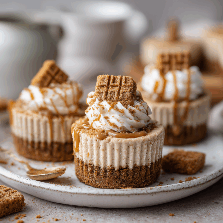 The Ultimate Guide to Mini Vegan Biscoff Cheesecakes: A No-Bake Dream Dessert