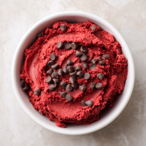 Read more about the article Red Velvet Edible Cookie Dough Recipe