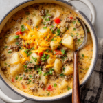 Cheesy Hamburger Potato Soup: The Ultimate Comfort Food in One Pot