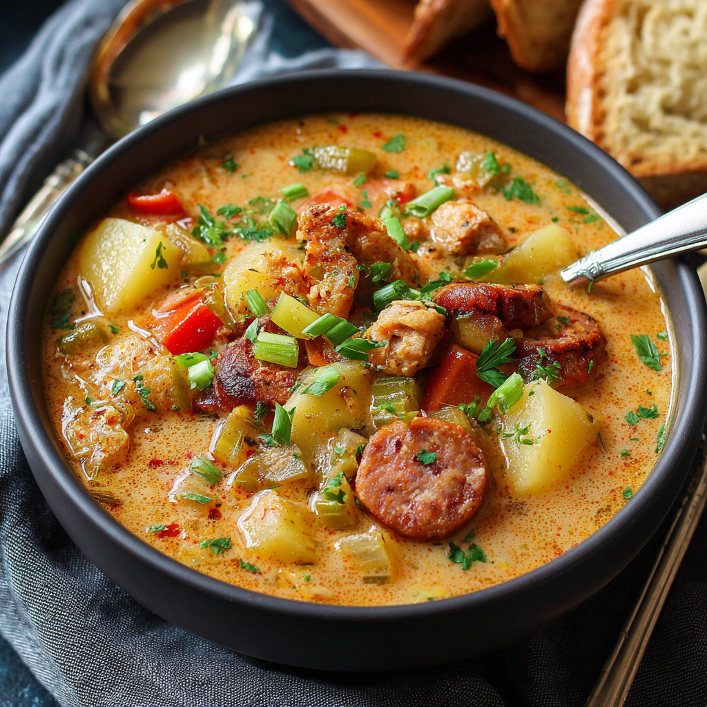 Cajun Potato Soup Recipe — A Spicy, Creamy Southern Comfort Classic