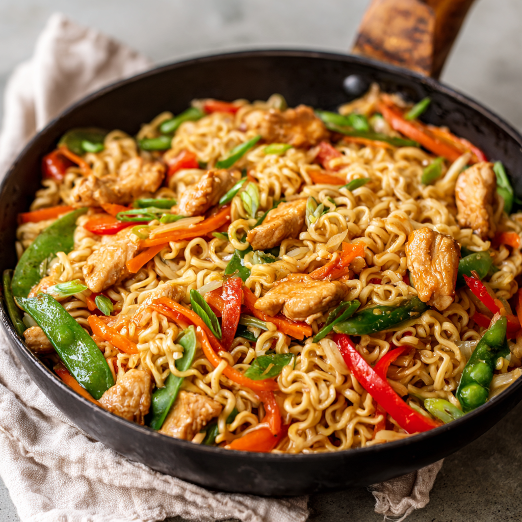 You are currently viewing Chicken Ramen Stir Fry — The Ultimate 30-Minute Weeknight Dinner