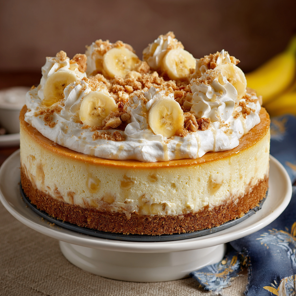You are currently viewing Banana Pudding Cheesecake