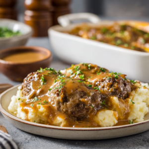 Read more about the article Amish Hamburger Steak Bake