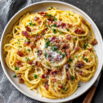 Classic Bacon Carbonara Pasta (Quick & Easy)