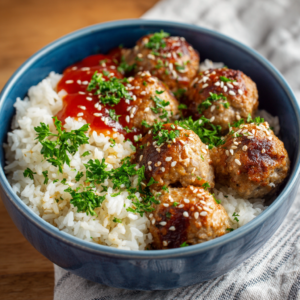 Read more about the article Easy Meatballs and Rice Bowl Recipe