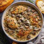 Mushroom Chicken (Creamy Mushroom Sauce)