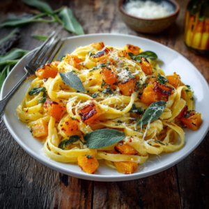 Read more about the article Savory Butternut Squash & Sage Pasta