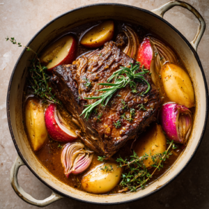 Read more about the article Apple Cider Braised Pork Shoulder