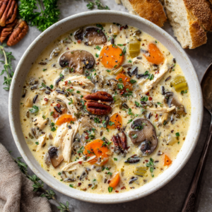 Read more about the article Autumn Wild Rice Soup: The Ultimate Fall Comfort Food