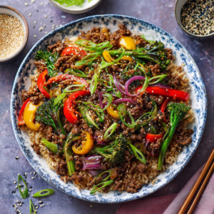 Read more about the article Crispy Chilli Beef Rice