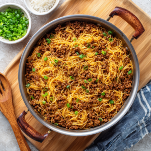 Read more about the article Asian Ground Beef Noodles: A Comforting One-Pot Meal Packed with Bold Asian Flavors