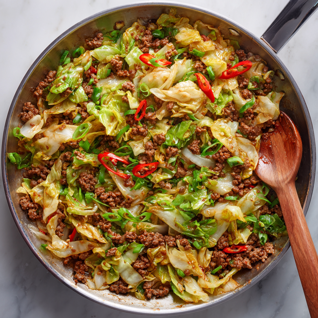 You are currently viewing Chinese Ground Beef and Cabbage Stir-Fry: A Flavor-Packed Weeknight Classic You’ll Keep Coming Back To