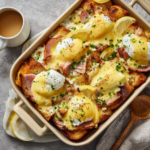 Eggs Benedict Casserole (Overnight Breakfast Bake)