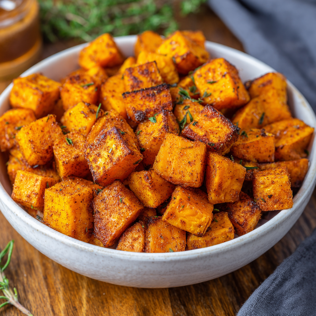 You are currently viewing Air Fryer Sweet Potato Cubes: The Ultimate Guide to Crispy, Healthy, and Flavor-Packed Perfection