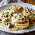 Biscuits and Gravy Recipe (Classic Southern Comfort Breakfast)