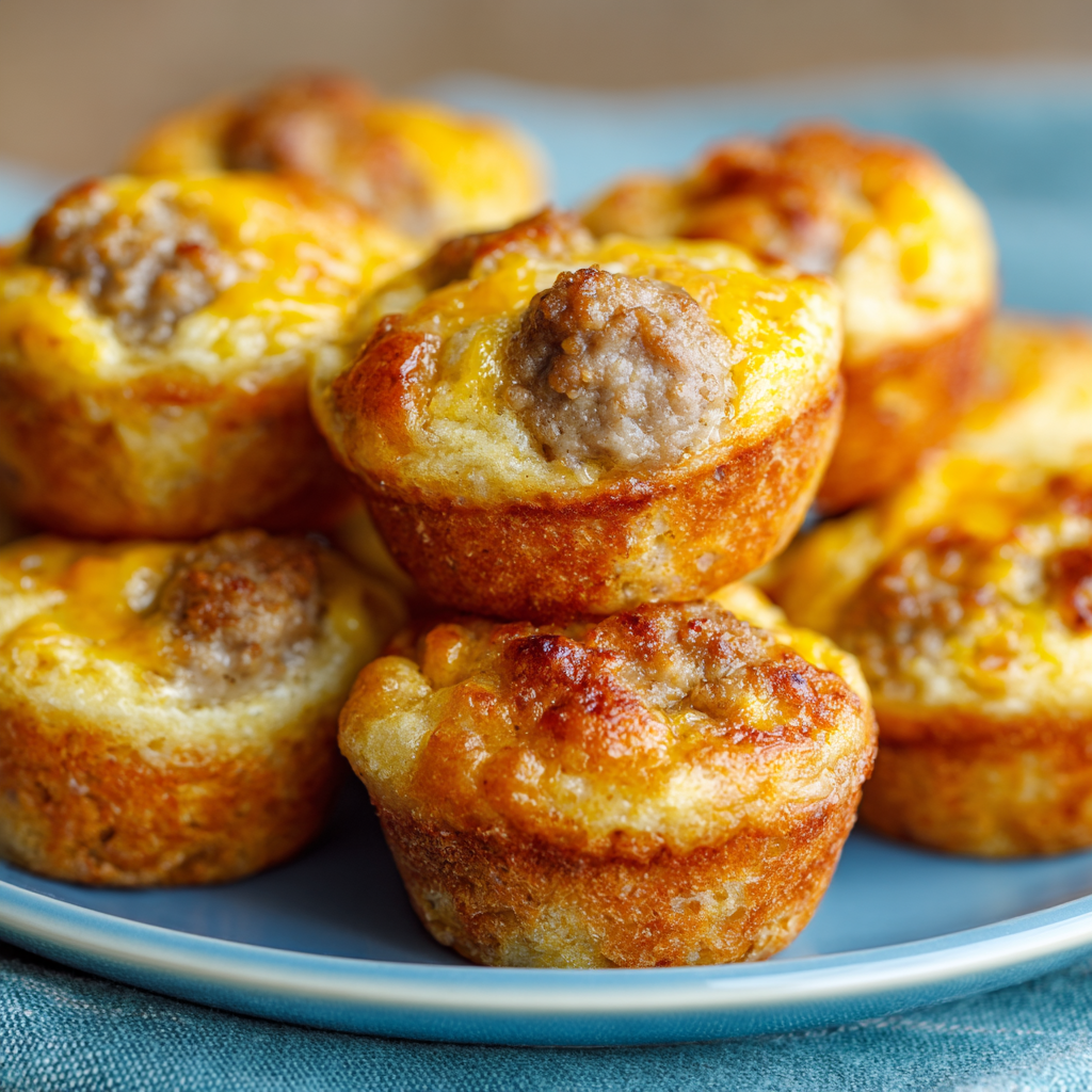 You are currently viewing McGriddle Bites (Sweet Sausage Mini Muffins)