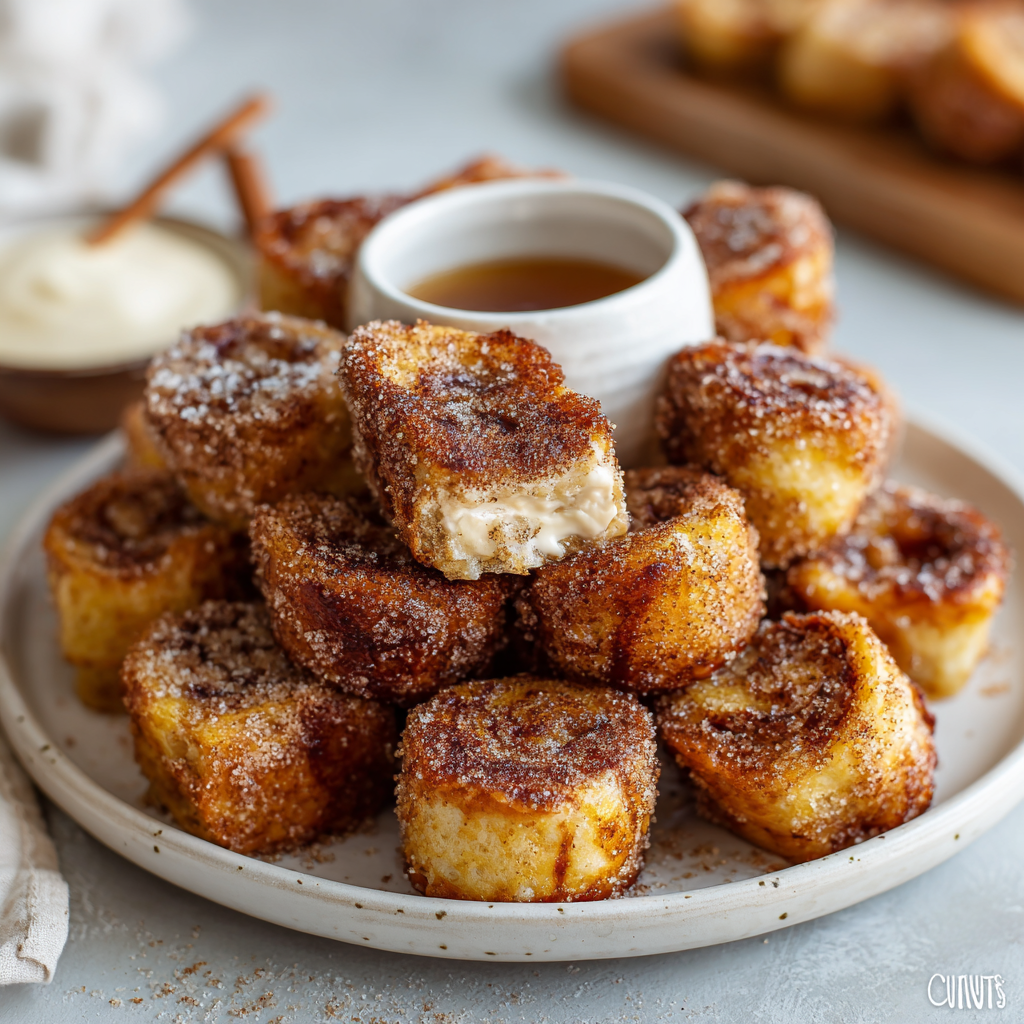 You are currently viewing Cinnamon Roll French Toast Bites You’ll Crave Daily