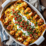 Breakfast Enchiladas (Eggs, Bacon, Maple Sausage + Cheesy Enchilada-Salsa)