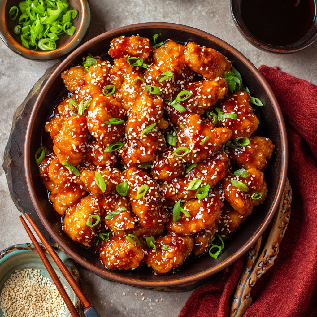You are currently viewing Air Fryer Sesame Chicken