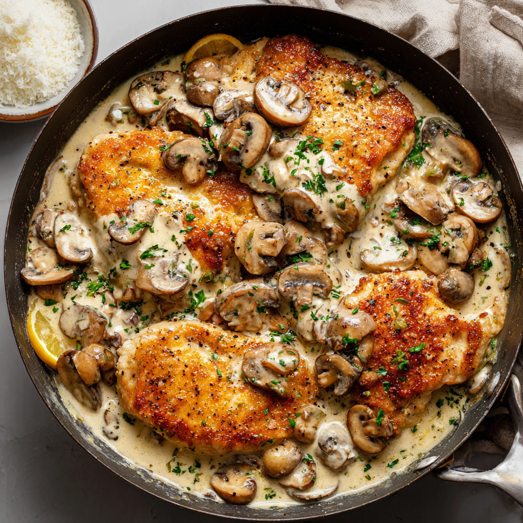 You are currently viewing Creamy Mushroom Chicken