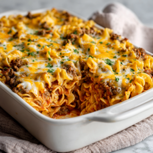 Read more about the article Sour Cream Beef Noodle Casserole