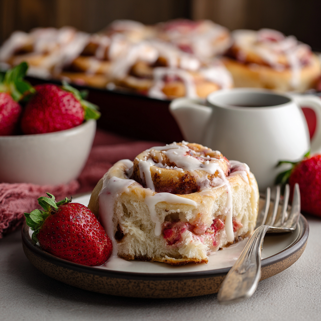 You are currently viewing Strawberry Cinnamon Rolls (Soft, Fluffy & Bakery-Style Homemade Recipe)