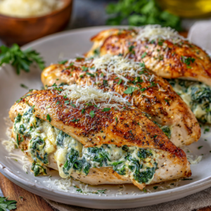 Read more about the article Spinach Stuffed Chicken Breasts