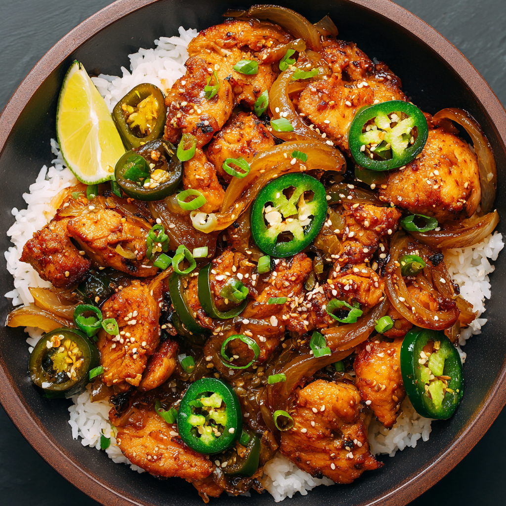 You are currently viewing Sweet, salty, and a little spicy! Jalapeño Chicken — The Ultimate 30-Minute Stir-Fry You’ll Crave Again and Again