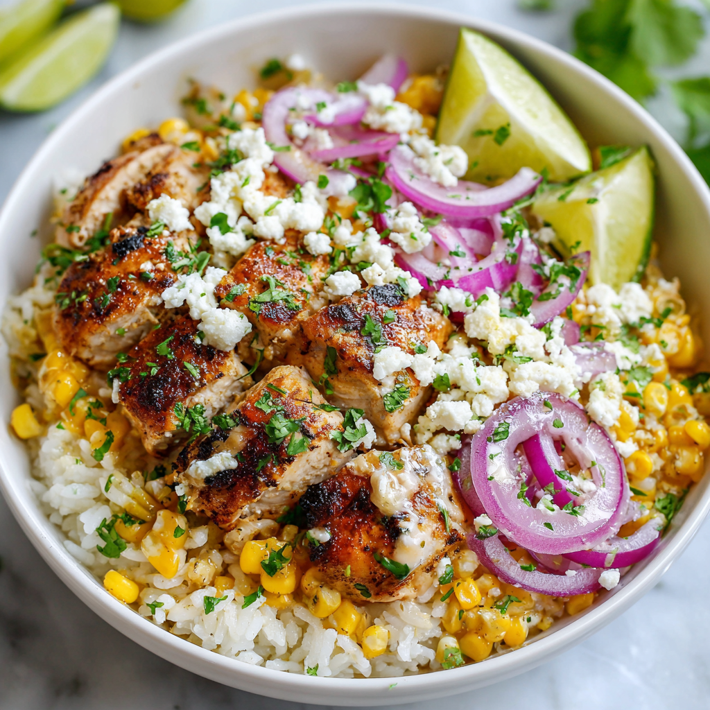 You are currently viewing Street Corn Chicken Rice Bowl: The Ultimate Flavor-Packed Meal You’ll Crave Again and Again