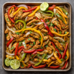 Easy Sheet Pan Chicken Fajitas (Ready in 30 Minutes!)