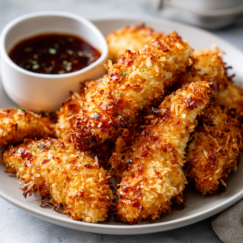 You are currently viewing Crispy Coconut Chicken Tenders