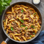 High Protein Creamy Beef Pasta Recipe for Quick Weeknight Dinners